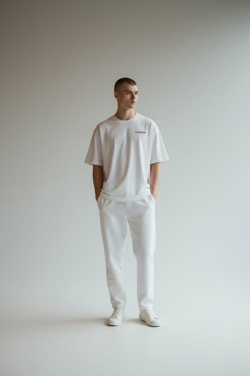 Verge “Person of Interest” Graphic T-Shirt – White