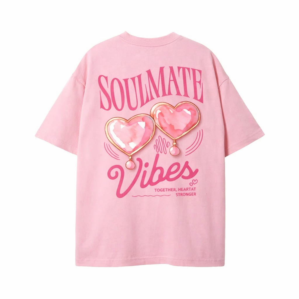 Soulmate Vibes Oversized Tee 💗